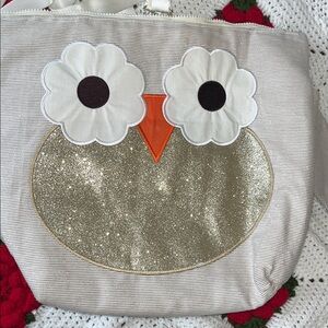 Golden Glitter Owl 💛 Swimming Suit Wet Bag Forever Young Backpack